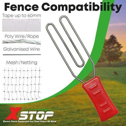 BA80 12v Battery Powered Electric Fence Energiser for Chickens 0.6J - 10Km | X-Stop