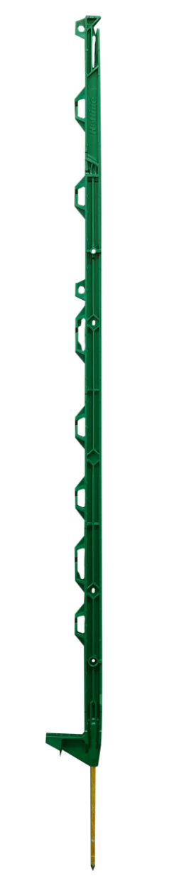 108cm Green Plastic Electric Fence Post | X-Stop