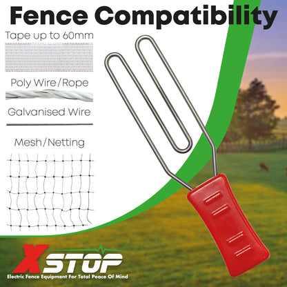 BA100 12v Battery Powered Electric Fence Energiser 1.0J - 20Km | X-Stop